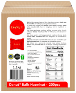 Danut® Balls Hazelnut </br> Box 1,1kg - 200 pcs