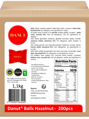 Danut® Balls Hazelnut </br> Box 1,1kg - 200 pcs